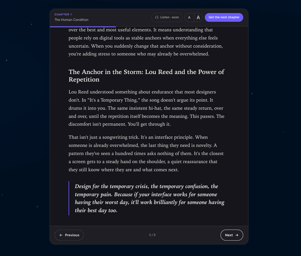 Clarity Is the Advantage — Chapter 1 in the reader